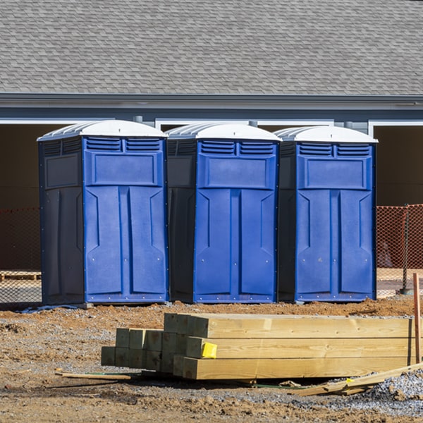 is there a specific order in which to place multiple portable toilets in Sun Valley Idaho